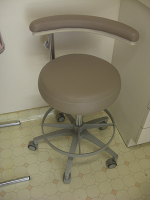 Custom Reupholstered Dental Chairs